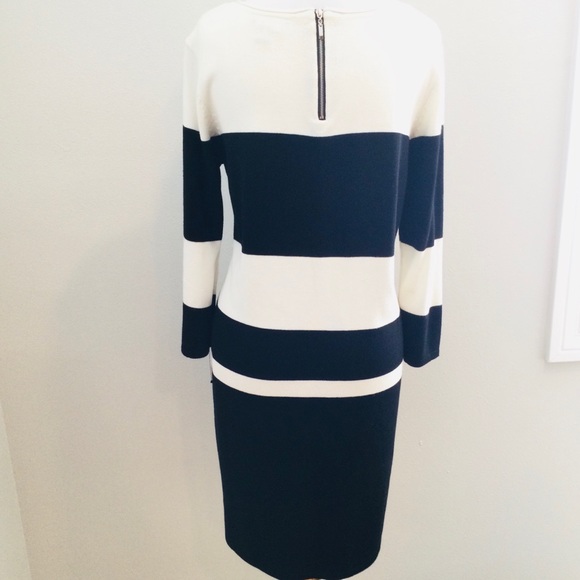 AB Studio Stripe Sweater Dress - Picture 3 of 3